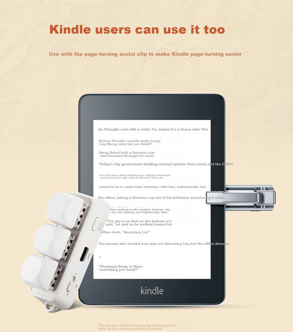 Hanlin Yue Free3 Bluetooth Mini Keyboard Page Turner E-Book Reader Page Turner TikTok Video Liking Computer PPT Page Turner Mobile Phone Tablet Accessory Kobo Page Turner Music Switch 16