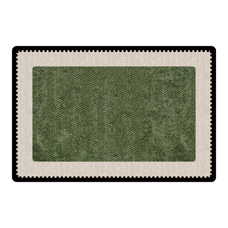 Bodisi Bathroom Floor Mat Entrance Door Green Vintage Style Absorbent Non-Slip Home Foot Mat 60*40CM