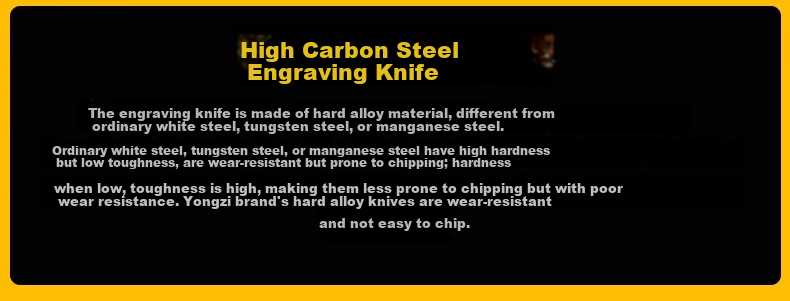 Chengyang Hand Carving Knife Set Tungsten Steel Hard Alloy Seal Engraving Stone Carving Tool Stamp Pen Micro Carving Knife 11