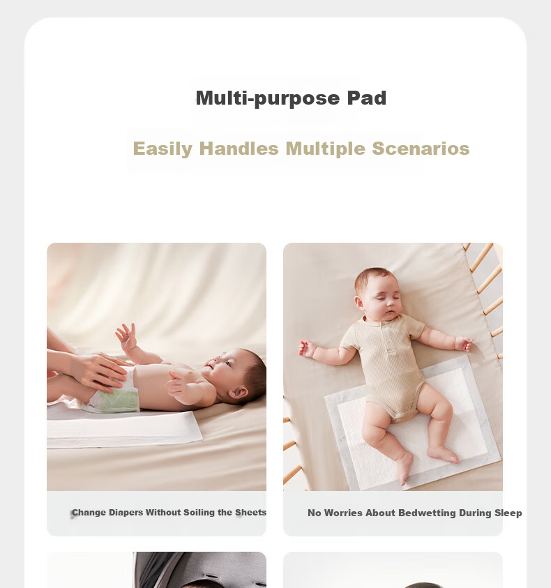 Babycare Camellia Baby Diaper Pads L Size 78 Pieces 16