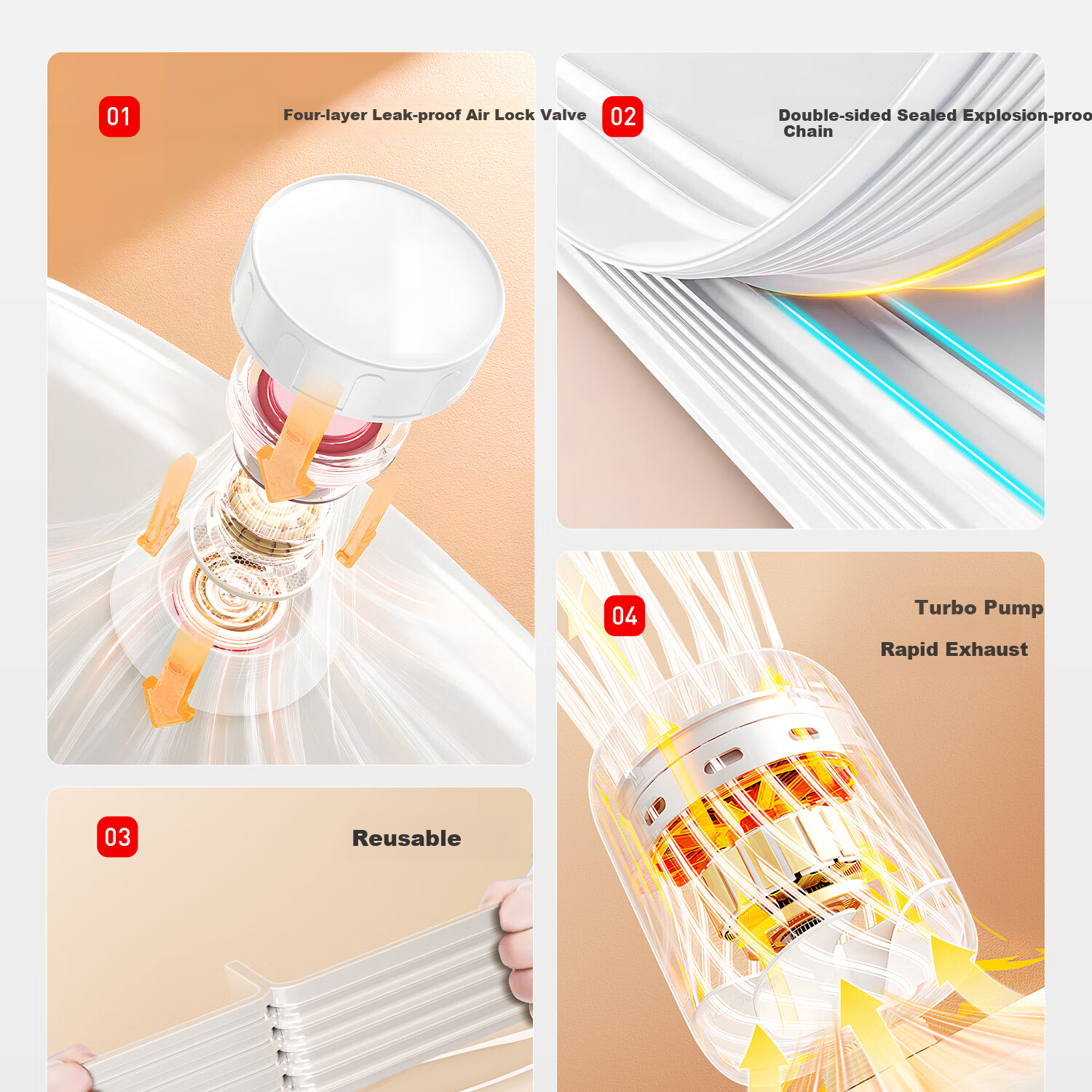Zhifan Japanese Vacuum Compression Storage Bags for Clothes and Quilts, Specially Designed for Down Jackets, Air Extraction Travel Storage Bags for Bedding 9