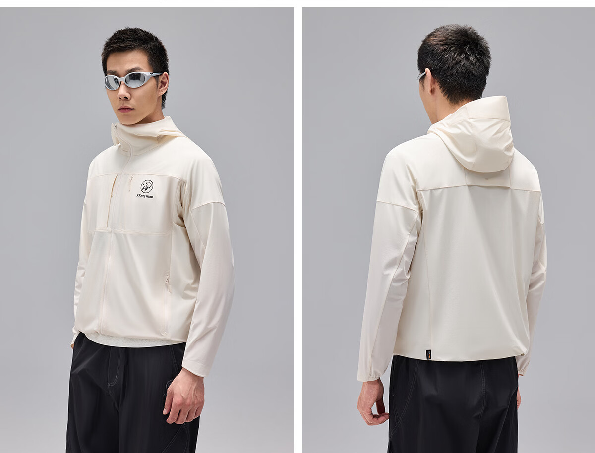 Xiongmao Liu Yifei Same Style [Dunke LT] Outdoor Soft Cordura Shell Jacket, Spring And Summer Windproof Wear-Resistant Coat for Men And Wome 34