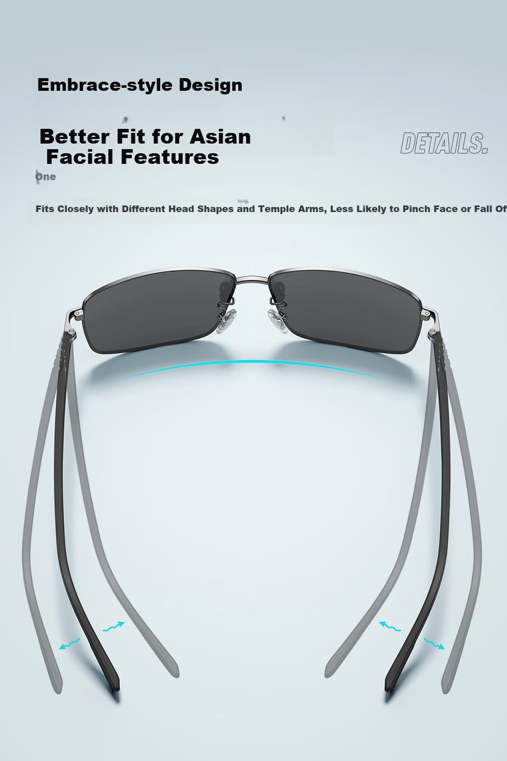 Pairimon HD PC Polarized Sunglasses for Men Driving Square Outdoor Sports Eyewear 76040 11