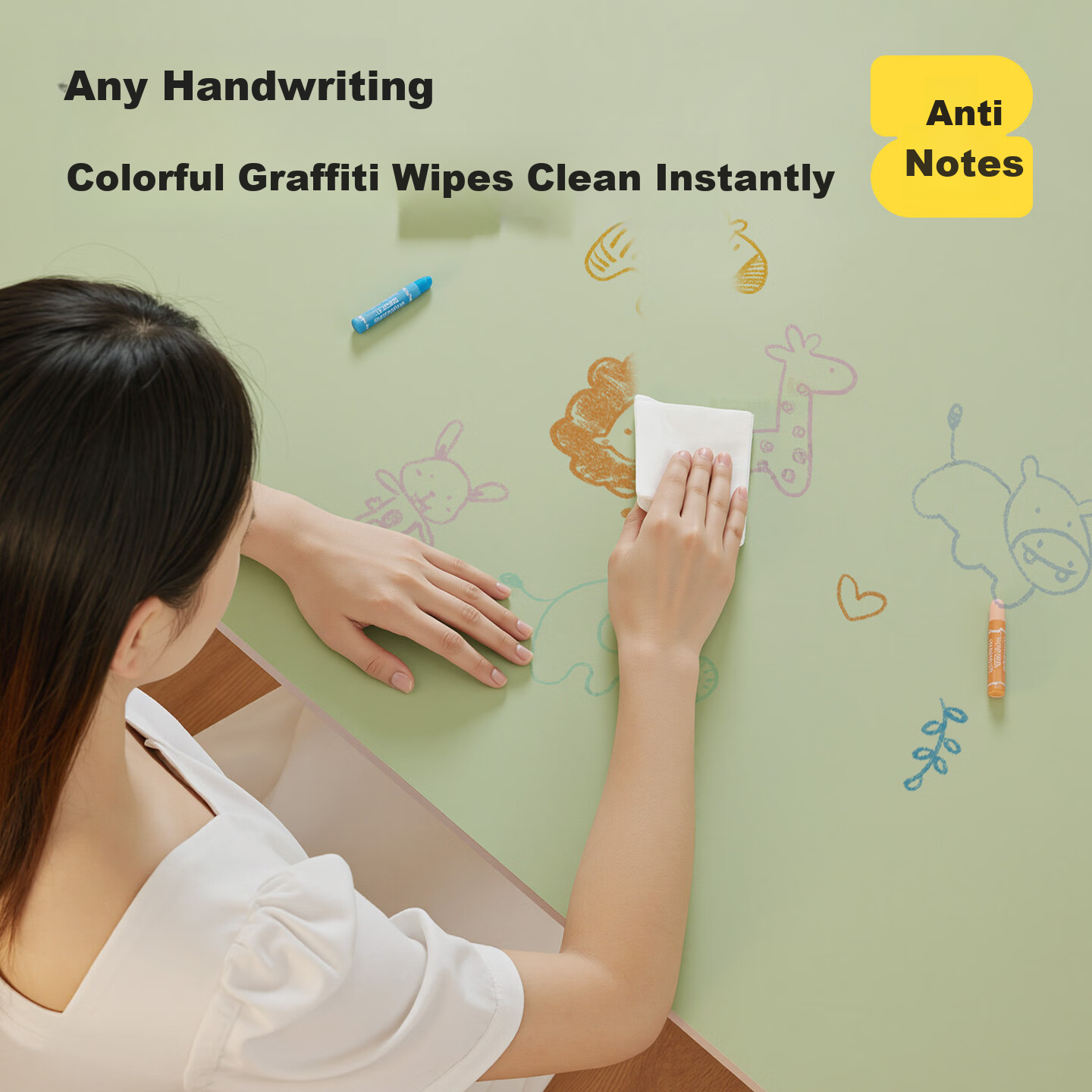 Zichen Eye Protection Silicone Student Desk Mat Children's Study Table Office Computer Writing Desk Special Tablecloth Desktop Protector