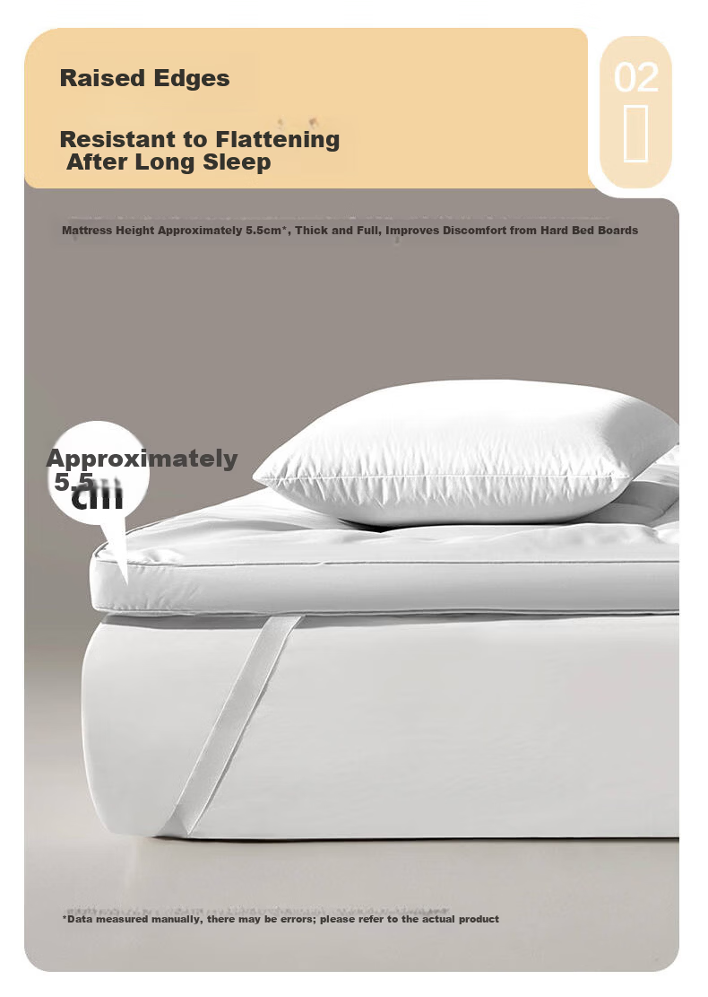 LOVO Luolai Mattress Pad, Student Dormitory Single Thick Soft Mat, Tatami Anti-Bacterial And Anti-Mite, for 0.9-Meter Bed 2