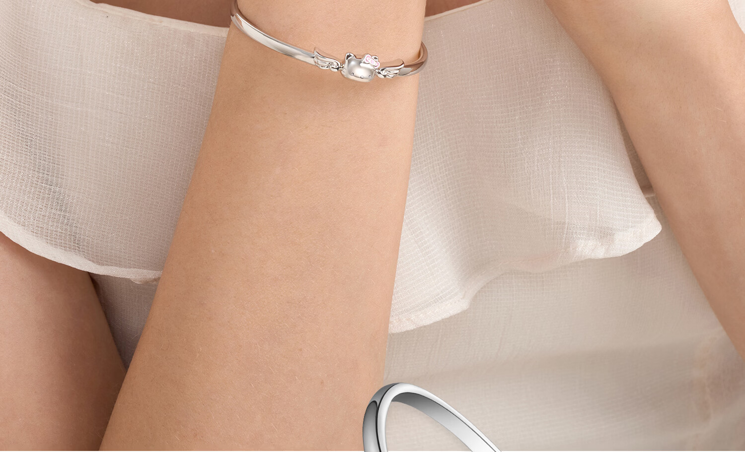 ChaoSeHui Sanrio Hello Kitty Bracelet for Girls Children's Bangle Birthday Gift for Girlfriend Qixi Festival 6155 16