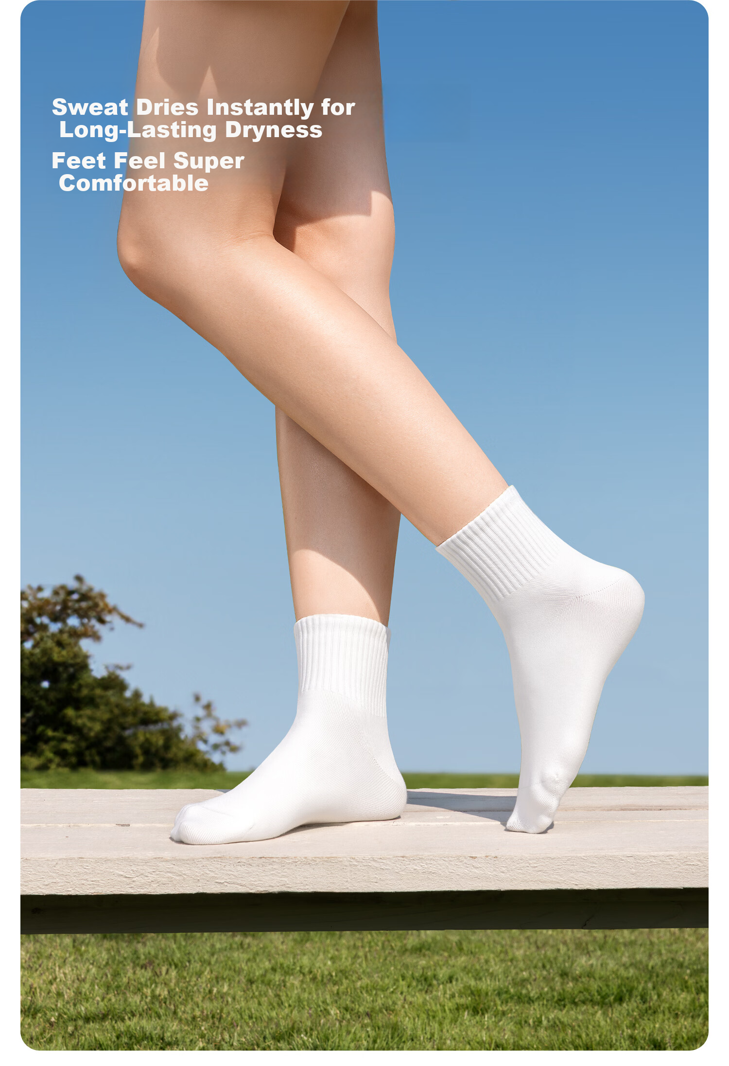BADIGAO Disposable Socks Unisex Daily Use No-Wash Spring Summer Travel Military Training Mid-Calf Short Socks Odor Resistant 14