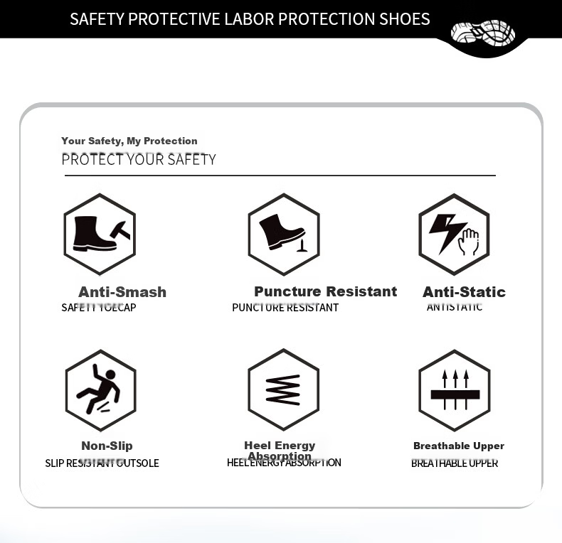 SAFETY JOGGER DAKAR Brown Men's Safety Work Shoes Anti-Smash, Anti-Puncture, Anti-Static, Wear-Resistant Size 39 3