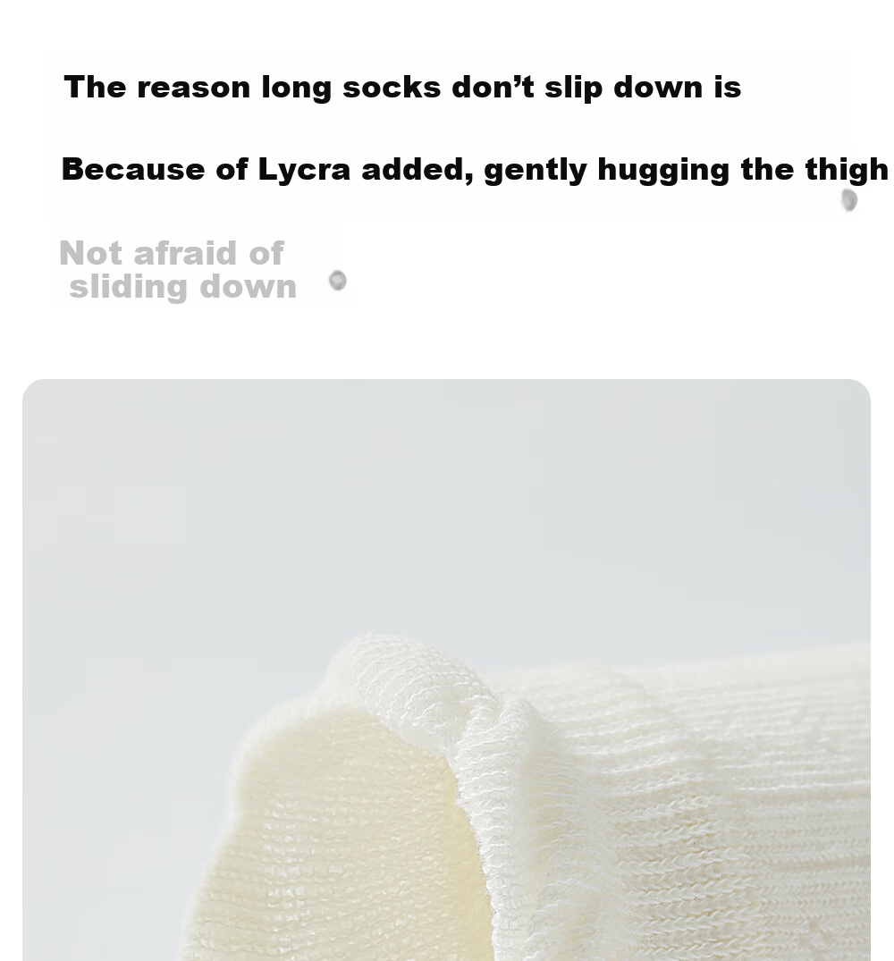 Betis Baby Socks Summer Thin Breathable Mesh Anti-Mosquito Knee Protection Long Tube Socks for Children 18