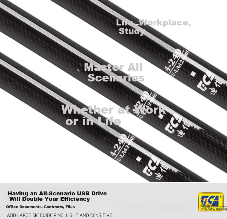 Dijia Sea Fishing Rod Set Carbon Fiber Glass Fiber Casting Rod Long Casting 2.1m 5