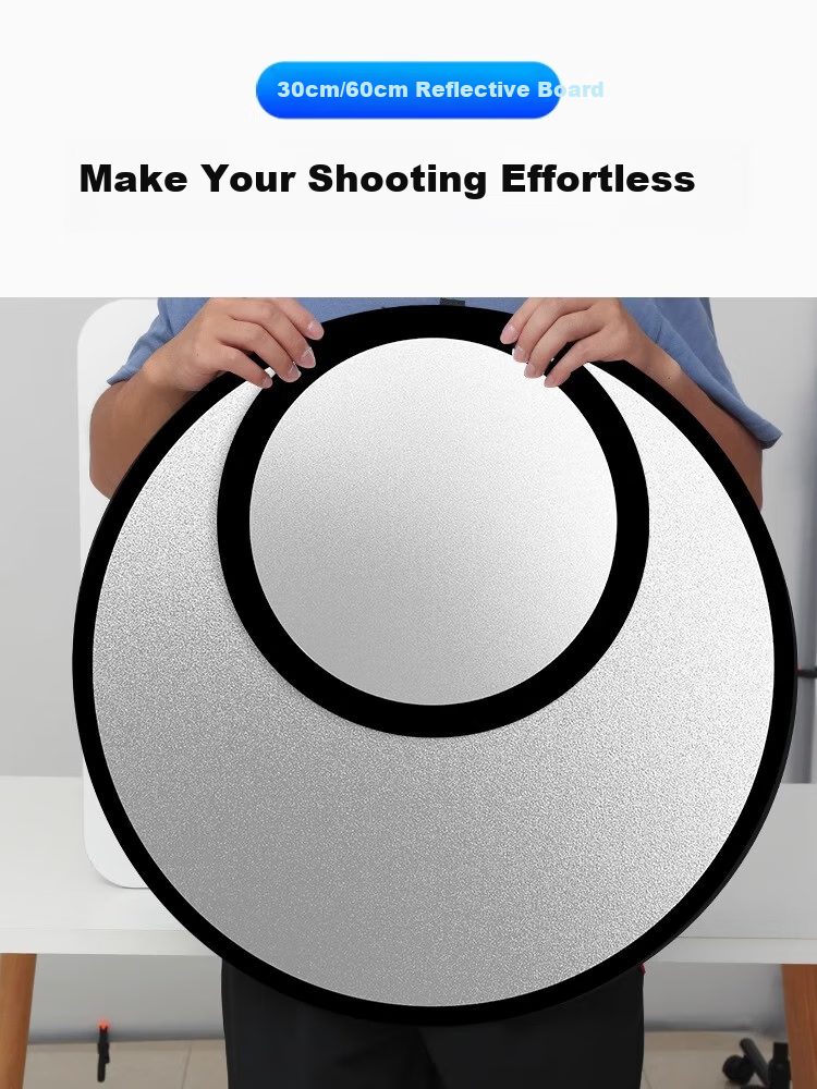 JIMANTU Live Streaming Fill Light Photography Flat Panel Lighting Studio Food Lighting Portrait Beauty Video Shooting Desktop Jewelry Full-Screen LED Soft Light 3