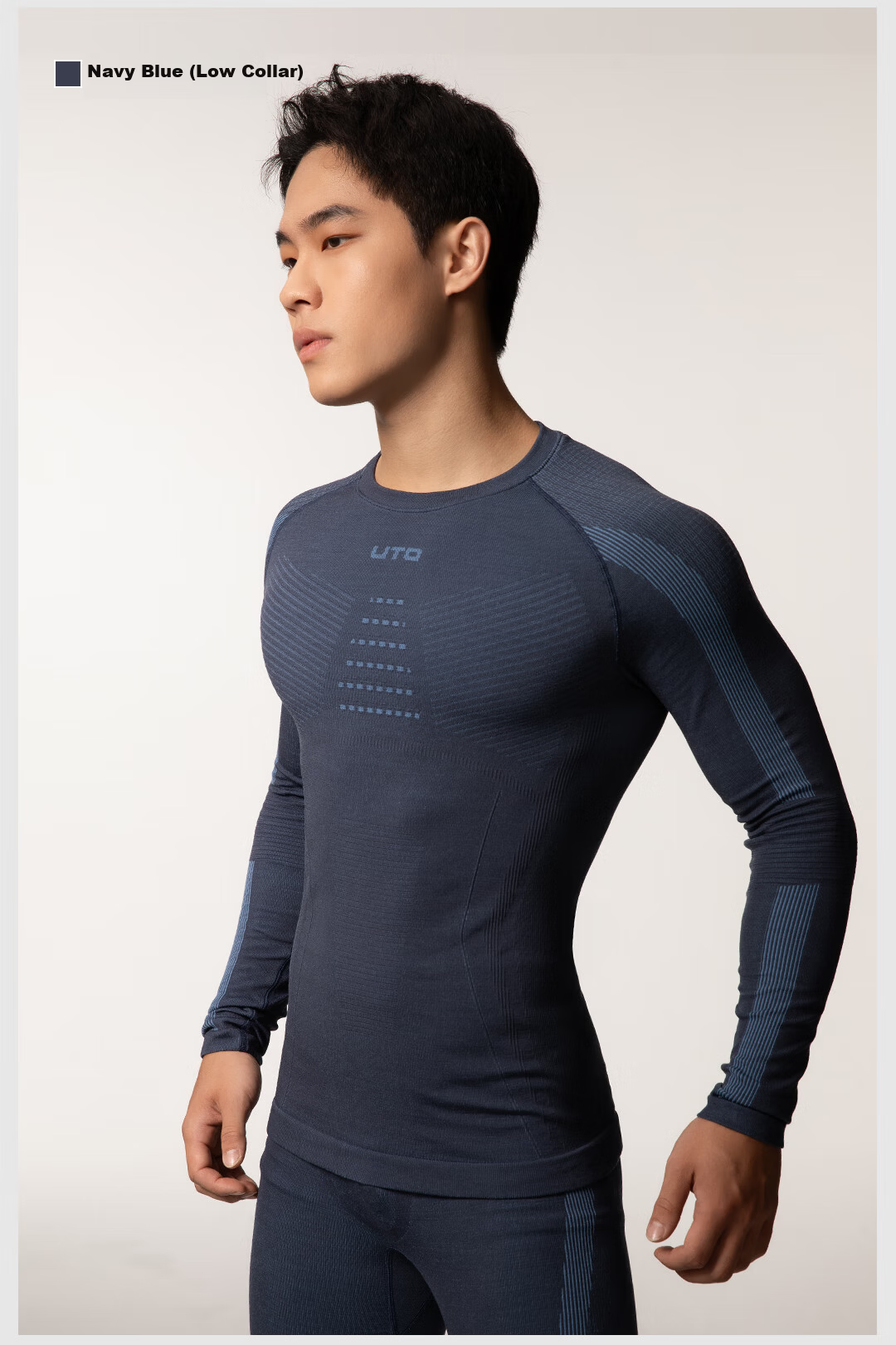 UTO Merino Wool Quick-Dry Base Layer Set Unisex Ski Mountaineering Thermal Underwear Classic Black Men’s L 20