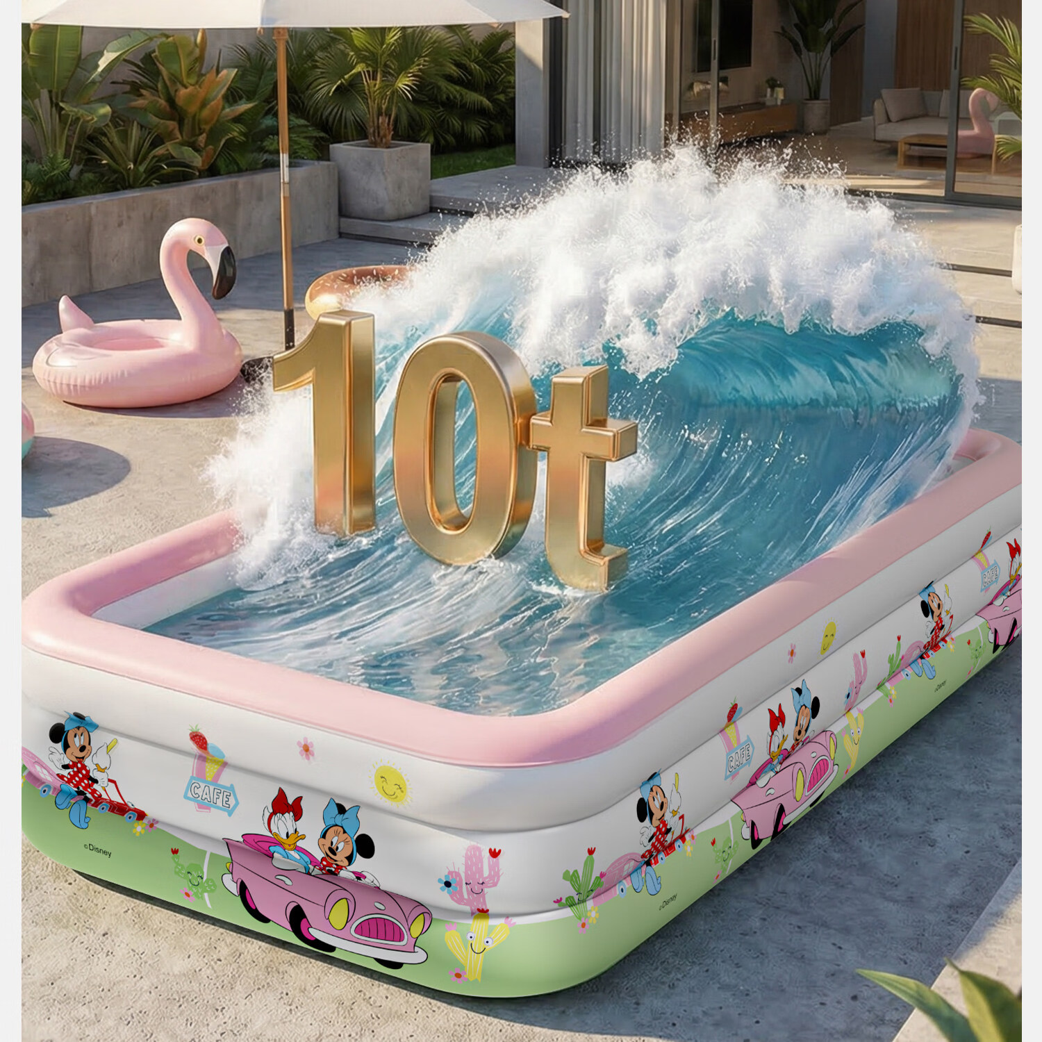Chuandaoxiong Inflatable Children's Swimming Pool, Thickened for Adults And Kids, Baby Bath Pool, Home Outdoor Extra Large Water Pool 12