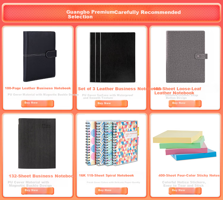 GuangBo 4-Pack 4-Color 30-Page A4 Document Folder/Color File Folder/Office Supplies Jingcai A9053 7