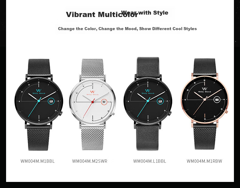 Welly Merck Swiss Luxury Quartz Waterproof Men's Watch Birthday Gift 11