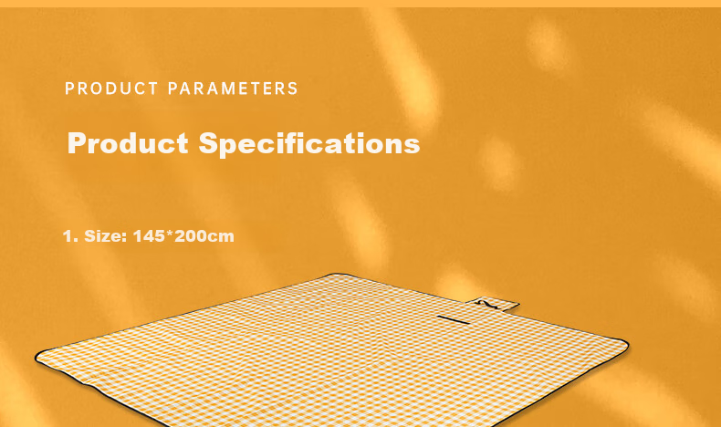 Deli Picnic Mat, Outdoor Thickened Moisture-Proof Mat, Oxford Cloth Portable Tent Mat, Beach Mat, Medium Size, Gree 21