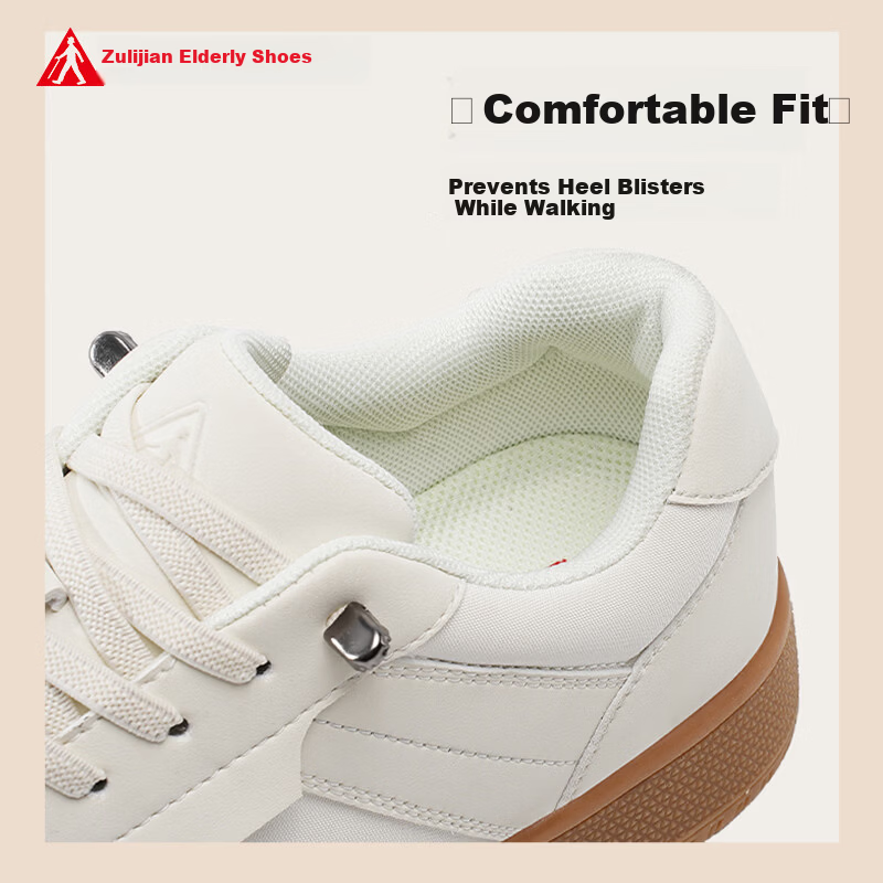 Zulijian Elderly Shoes [520 Gift for Mom], Summer Women's Casual Shoes, Mom Shoes, 86031K Beige, Size 39