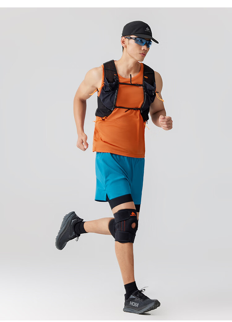 Toread Men's Quick-Dry Sleeveless T-Shirt Summer Lightweight Trail Running Moisture-Wicking Breathable Vest Yunxiao Blue 2XL 21