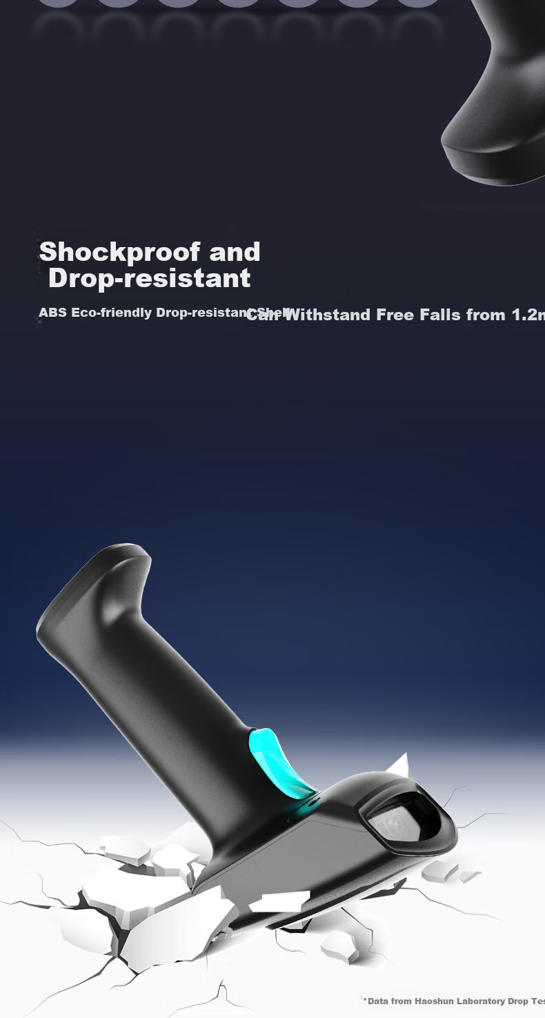 Hysoon S28HW Barcode Scanner with Charging Dock QR Code Reader for Pharmaceutical Traceability, Warehousing, Logistics, Retail, and Payment 9