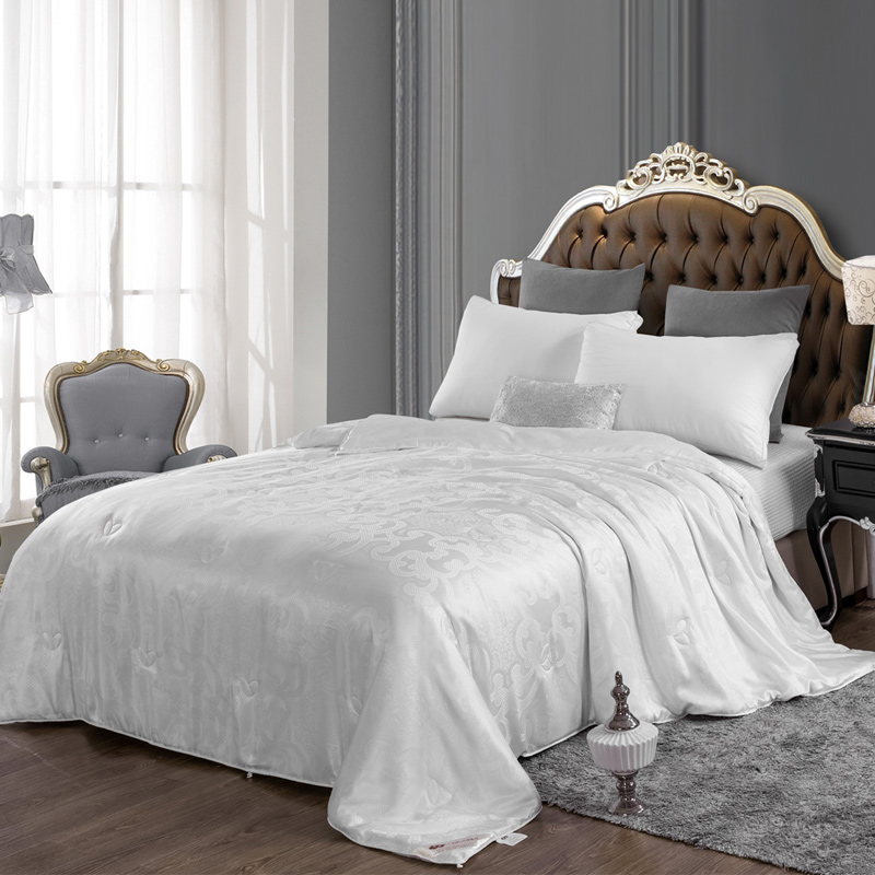Ciyunjin Jacquard Silk Quilt 100% Mulberry Silk Autumn Winter Warm Quilt Approx. 6 Jin 200*230cm