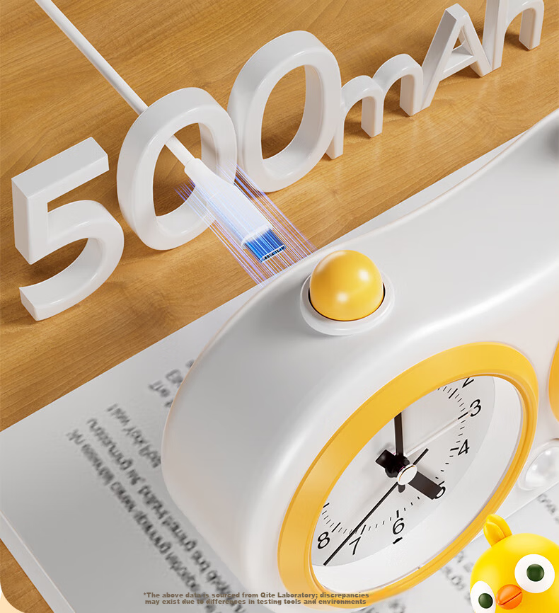 Qite Timer Learning Discipline Tool Student Alarm Clock Visual Countdown Dual Screen Time Management Children's Timer Birthday Gift for Primary School Students 17