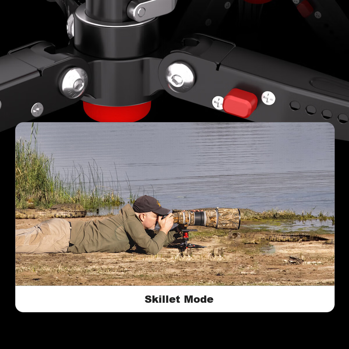 IFOOTAGE Cobra A150S Gen 3 Monopod with One-Touch Elevation Outdoor Portable DSLR Camera Professional Photography Videography Hydraulic Fluid Head Monopod Stand 17