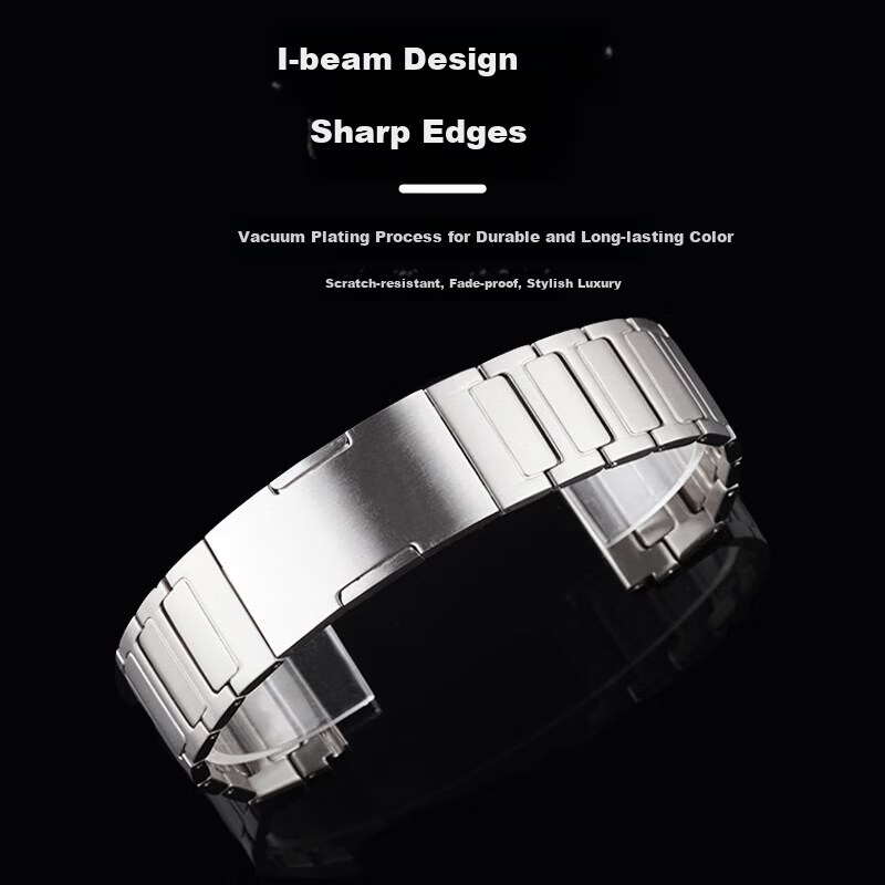 Watchbond Compatible Huawei Watch4 Pro Mars Pure Titanium Full Metal Strap for Watch5/GT6 Pro/5 Pro/Buds2/1 Men's Business Alloy Strap 5