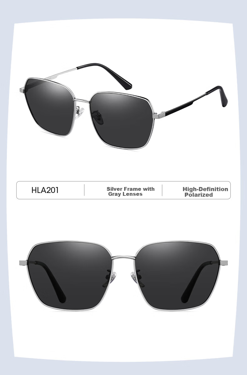 HLA Day and Night Dual-Use Polarized Sunglasses Night Driving Photochromic Men's Night Vision Glasses Anti-Glare for Driving 10
