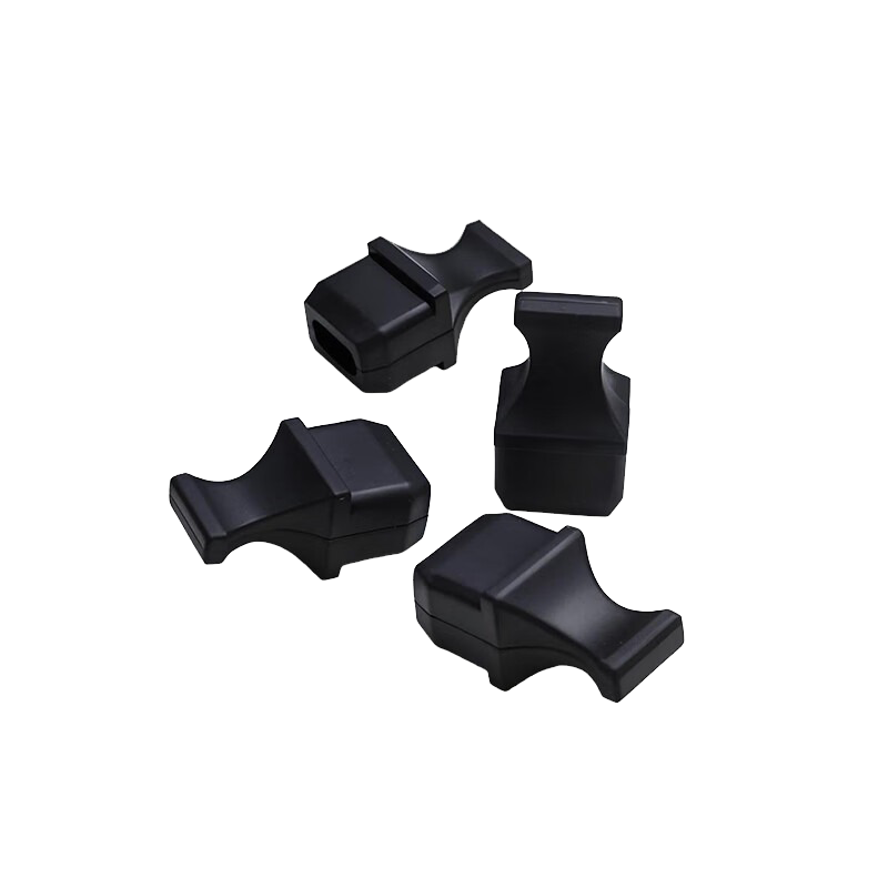 Hengrui Stone SFP Fiber Optic Dust Cap Silicone Handle SFP Port Dust Plug Moisture-Proof Long Handle Silicone Black 100pcs