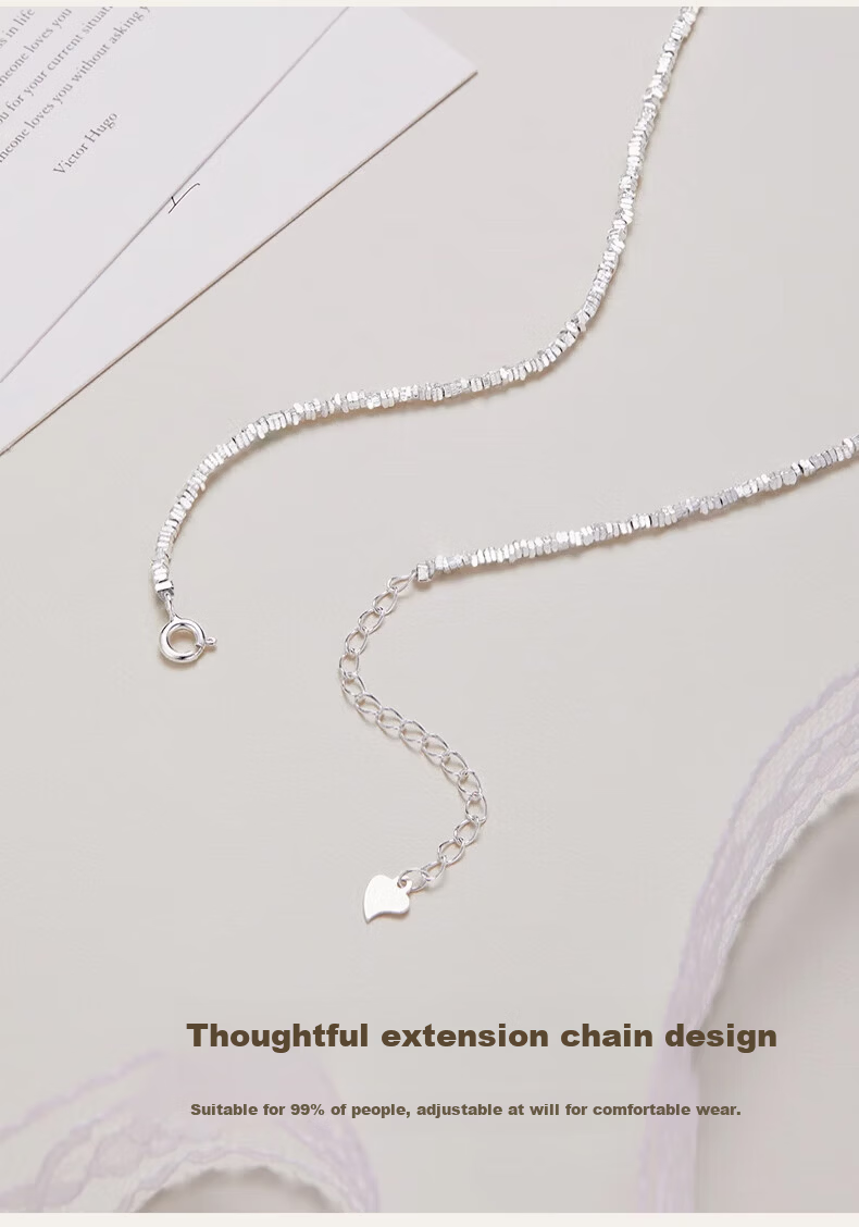 Chow Tai Fook Shijia Pearl Light Luxury Necklace Women's Camellia High-End Silver Pendant Clavicle Chain 520 Gift for Girlfriend 4
