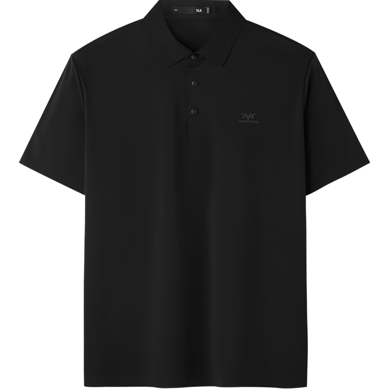 HLA Heilan Home Men's Short Sleeve Polo 26 Summer Light Business Classic Series Slightly Stretchy Short Sleeve