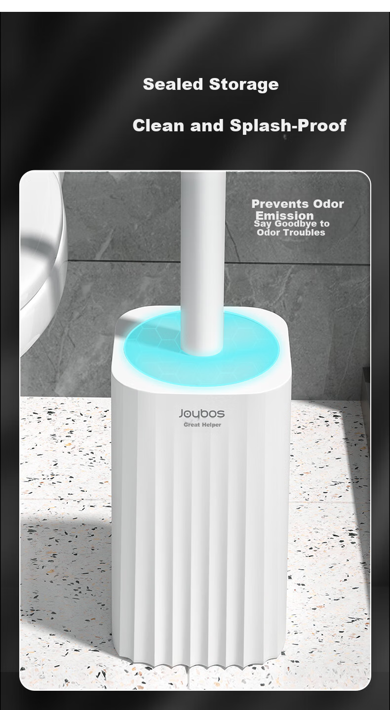 Jiabangshou Toilet Brush, No Drilling Required, Wall-Mounted, Disposable, No Dead Angles, Cleaning Wonder 6