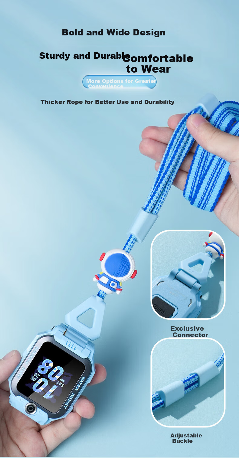 Shishan Creative Lanyard with Doll for Xiaotiancai Kids Phone Watch Z11/Z10/Z9 Youth Edition/Z8/Z7S/Z6P/Z6A/Z6/N3/D3/Q2A 3