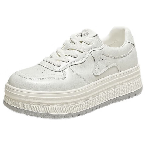 Basto 25 Autumn Street Outdoor Sports Sneakers Women Casual Shoes W0803CM5 Silver Size 35