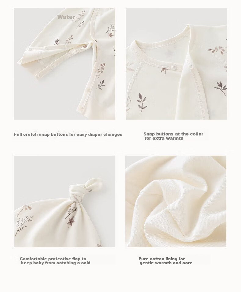Guaiqi Bear Maternity Gift - Newborn Baby Romper Spring Autumn Jumpsuit Summer Thin Gift Box - Member Discount 11
