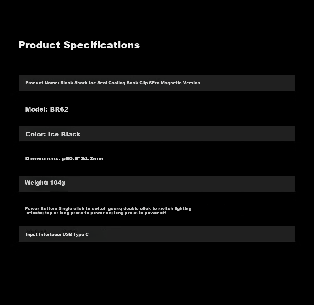 Black Shark 6 Max Tablet Phone Cooler Mortal Cultivation Edition Semiconductor Cooling for Gaming Compatible with iPad Apple Huawei Xiaomi Red Magic OnePlus 29