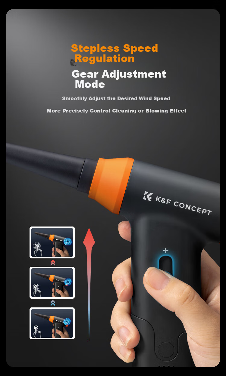 Zhuoer Electric Air Blower, Compact And Portable, for DSLR Camera Lens Cleaning, Powerful Dust Removal for Computer Keyboard And Laptop, Powerful Air Blower Dust Cleaning Tool 5