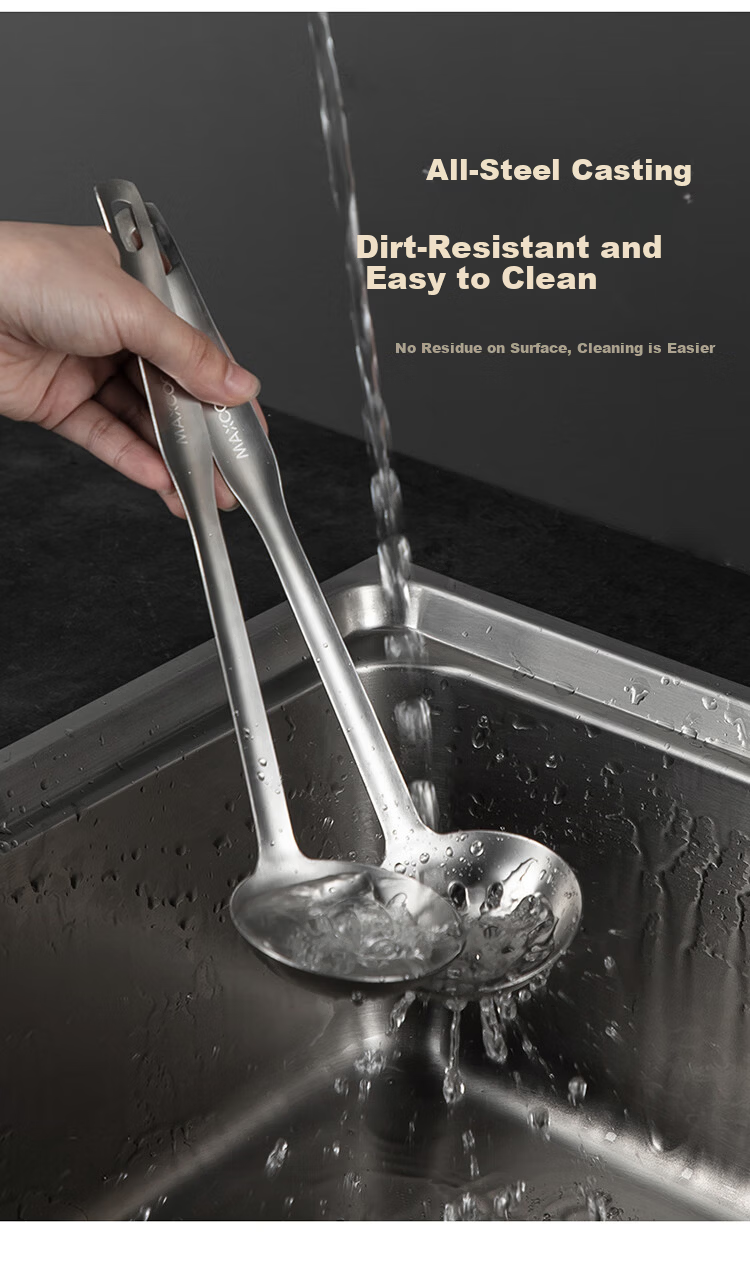 Maxcook Hot Pot Ladle Set, 304 Stainless Steel Soup Ladle And Strainer, Yinding Series, MCYD-02 6
