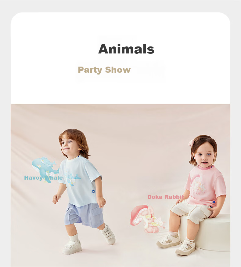 Babycare Soft Modal Short Sleeve Baby T-Shirt Boys Girls Soft Breathable Antibacterial Top Sheer Pink 73 2
