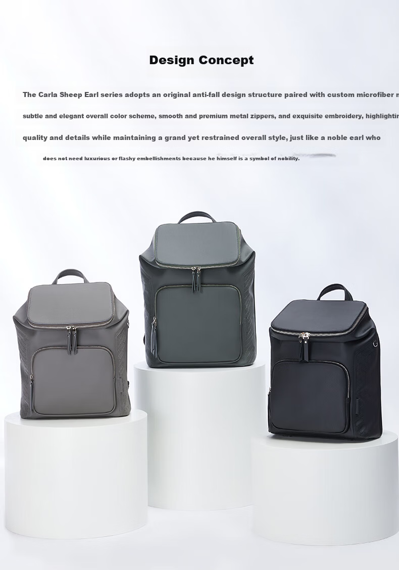 KALA·Y Anti-Theft Qilin Laptop Backpack Business Double Shoulder Trolley Travel Bag CX5525L Hu Yang Green 2