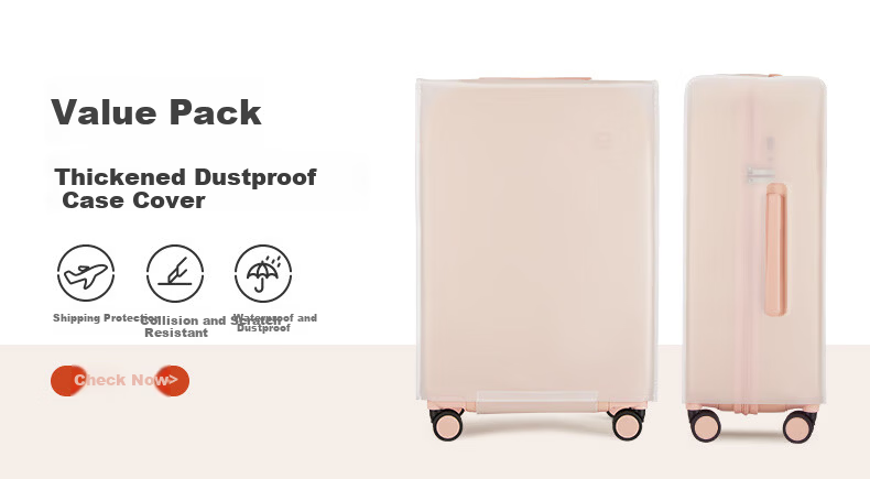 Mixi Stylish Luggage Suitcase, Large Capacity Travel Case for Women And Men, Password Lock, 20-Inch Carry-On Suitcase 1