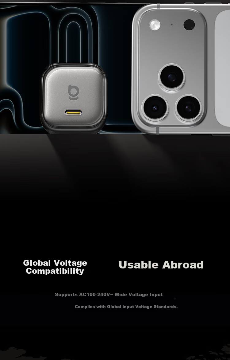 Baseus Tongxin Pro GaN Charger PD 45W/40W Fast Charger for iPhone 17/16/15 Pro Max/Air and iPad 20