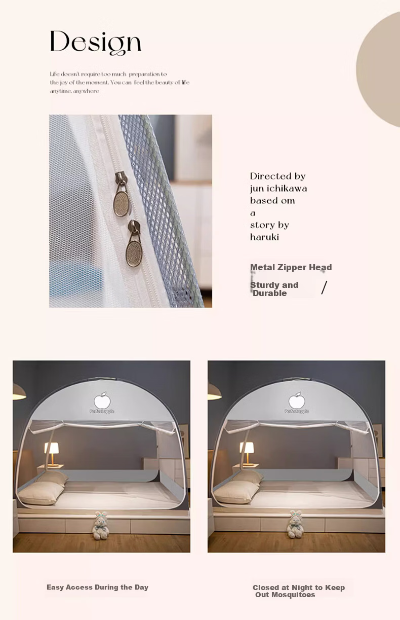 AVIVI Class A Student Mosquito Net Dormitory, Mongolian Pack Mosquito Net, Double Door, 1.2 Meters, Apple [Suitable for Both Upper And Lower Bunks] 11