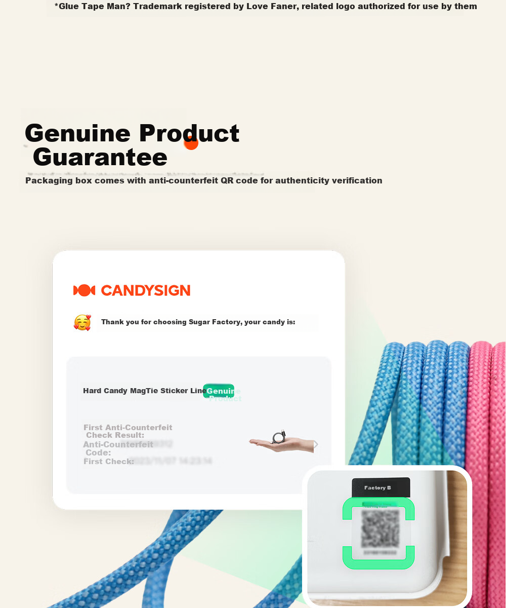 CANDYSIGN Sugar Factory Cloud Line Hard Candy Full Magnetic Adhesive 100W C-C Cloud Blue Apple Charging Cable Data Cable Fast Charge Type-C iPad Laptop 17