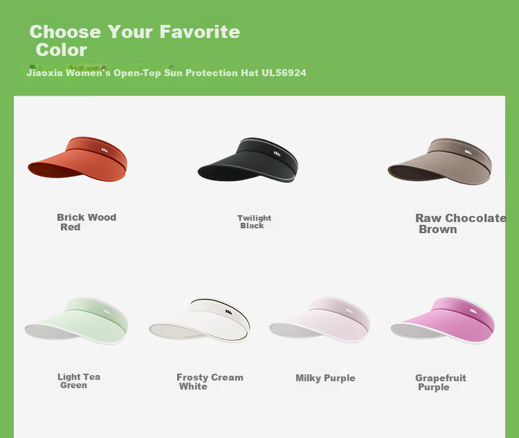Beneunder Women's Sun Hat Open Top Sunshade Hat UV Protection Side Face Sunshade Fashion Wide Brim 22