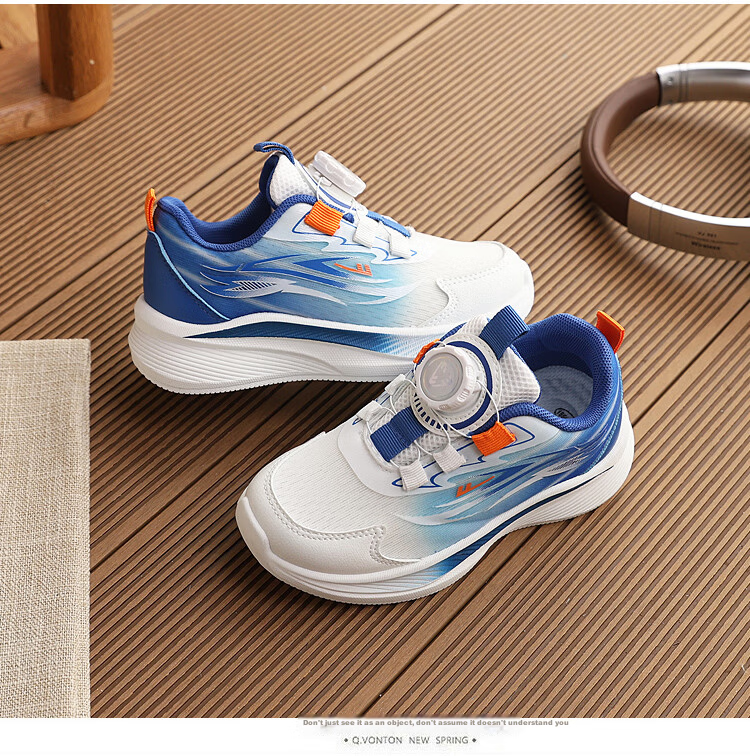 Warrior Kids Boys Running Shoes Children's Sports Shoes Casual Sneakers WZ(CL)-2215 Pink Green White Size 36 4