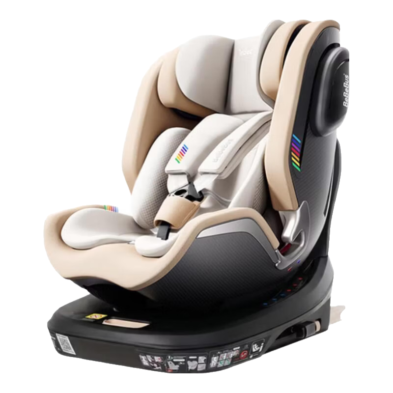 Bebebus New National Standard Navigator Children's Safety Seat 0-8 Years Car Baby Chair i-Size Voice Ventilation Champagne Gold
