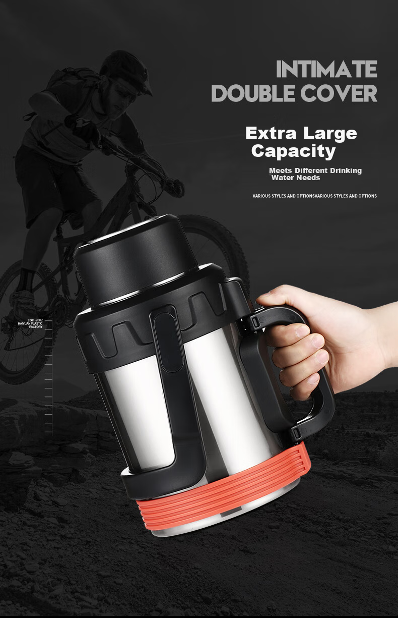 IMOGY German Aemanger Travel Thermos Insulated Bottle Outdoor Large Capacity Portable Car Warm Water Kettle Hot Water Flask 4