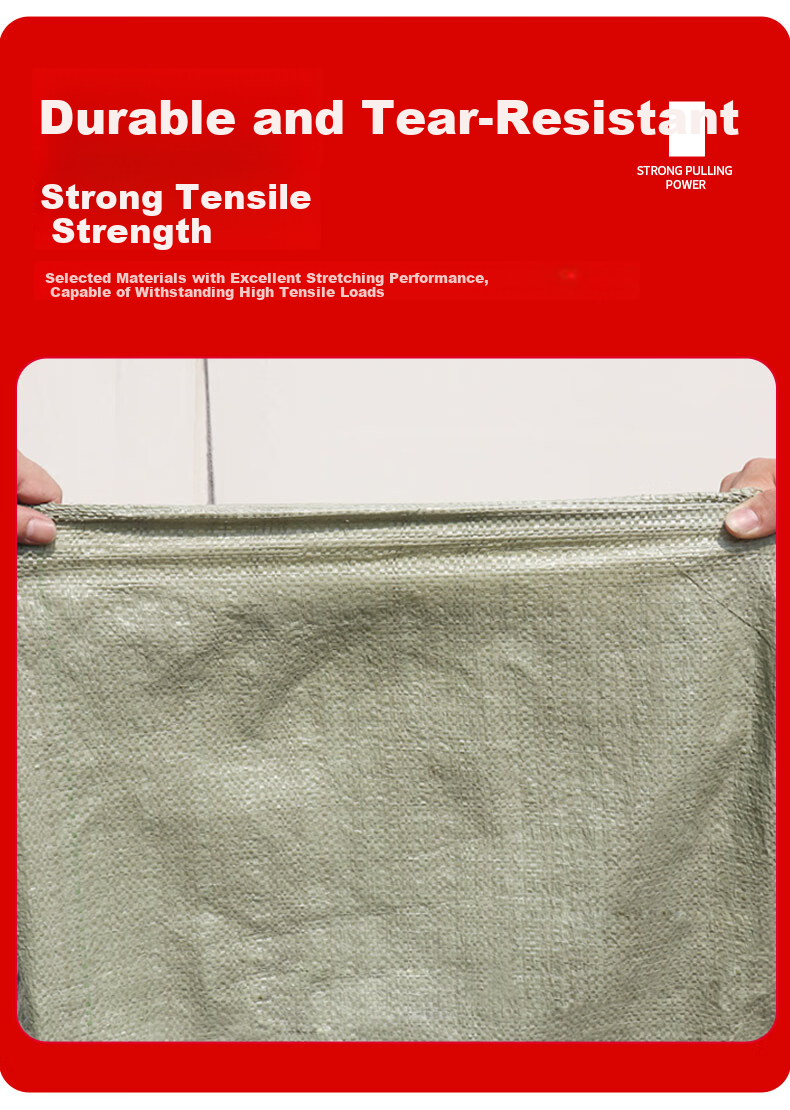 Chao Ji Premium Snake Skin Moving Packing Woven Bag Thickened Construction Waste Removal Sandbag Flood Control Bag 7