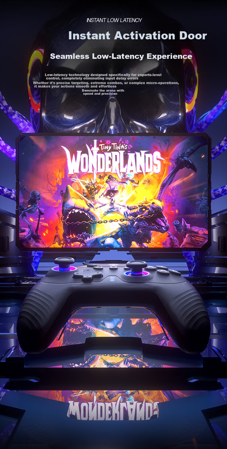 Yuyou Chasing Wind 2 Wireless Game Controller for Switch 2 PC TV Mobile Bluetooth Android Apple Steam Xbox NS Dual Shadow Wonderland Monster Hunter: Wilderness 8